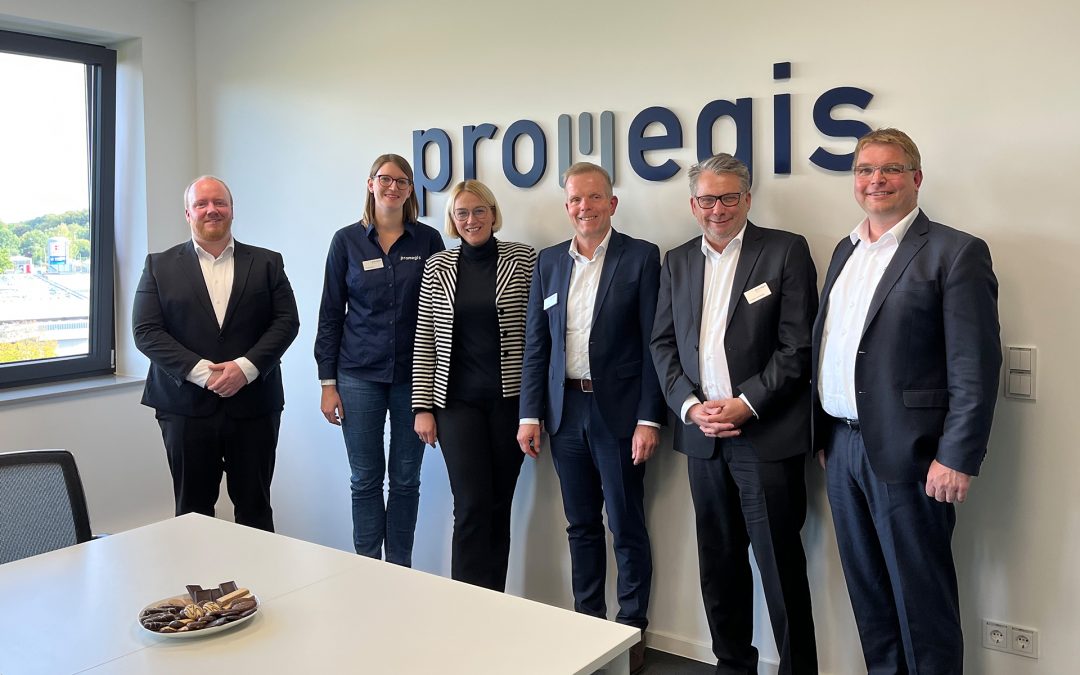 Oberbürgermeisterin Katharina Pötter besucht promegis